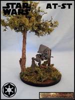 AT-ST Micro Machine (Star Wars) Custom Diorama / Playset