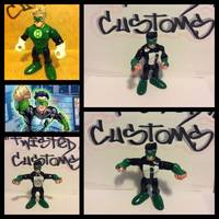 Imaginext green lantern Kyle Rainer (Green Lantern) Custom Miniature / Figurine