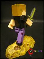 Minecraft Ryden (Minecraft) Custom Miniature / Figurine