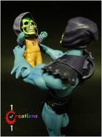 SkelePatchKid (Skeletor) (Masters of the Universe) Custom Miniature / Figurine