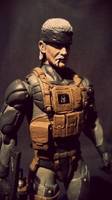 MGS4: Guns of The Patriots - Old Snake (Metal Gear Solid) Custom Action Figure