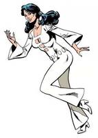 PHANTOM GIRL Tinya Wazzo Legion of Super-Heroes (DC Universe) Custom Action Figure