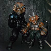 Captain Zarax (Triceraton) (Teenage Mutant Ninja Turtles) Custom Action Figure
