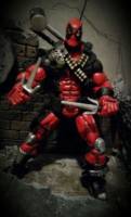 Deadpool (Olivetti Style) (Marvel Legends) Custom Action Figure [Raphael better watch out!]