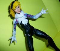 Spider-Gwen (Hood Down Variant) (Marvel Legends) Custom Action Figure