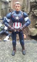 Steve Rogers aka Cap unmasked (Marvel) Custom Action Figure