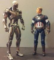 Steve Rogers aka Cap unmasked (Marvel) Custom Action Figure