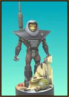 MX Galaxy Warrior (Self Customs) Custom Statue / Bust