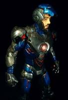 Iron man mk IV stealth variant version 2 with 3 heads (Marvel Legends) Custom Action Figure