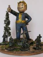 Fallout Miniatures Base (Fallout) Custom Diorama / Playset