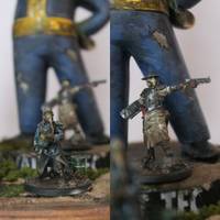 Fallout Miniatures Base (Fallout) Custom Diorama / Playset