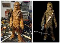Black series Chewbacca repaint (Star Wars) Custom Action Figure