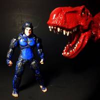 Moon Boy and Devil Dinosaur (Marvel Universe) Custom Action Figure