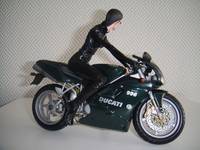 Trinity on motorcycle (Matrix) Custom Action Figure