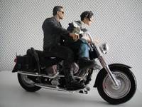 T-800 and john Connor on motorcycle (Terminator) Custom Action Figure