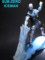 Scorpion Ghost Rider Vs. Sub-Zero Iceman (Amalgam) Custom Action Figure