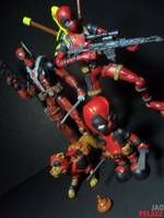 Baby DeadPool with DogPool (Marvel) Custom Action Figure