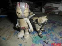Baby DeadPool with DogPool (Marvel) Custom Action Figure