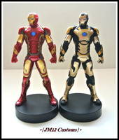 Ironman,Warmachine and Hulkbuster Repaint (Iron Man) Custom Action Figure