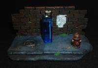 Miniature Sidewalk Diorama (Teenage Mutant Ninja Turtles) Custom Diorama / Playset