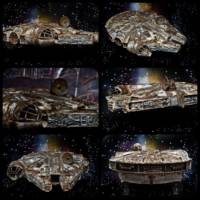 1979 Kenner Millennium Falcon Derelict Custom (Star Wars) Custom Vehicle [Finished derelict Falcon]