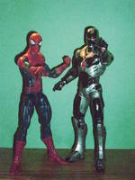 Iron Man MK LX (60) "Dark Heart" Armor (Iron Man) Custom Action Figure