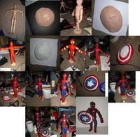 Civil War Spider-man (Marvel Civil War) Custom Action Figure