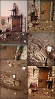 Shallow Grave Crime Scene (Walking Dead) Custom Diorama / Playset