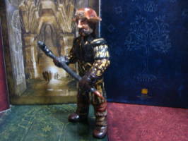 Dwarf Warrior w/War Hammer (Hobbit) Custom Miniature / Figurine [Dwarf Warrior w/War-hammer]