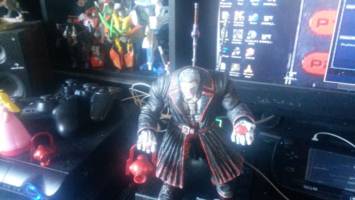 Solomon Grundy (Dark Horse) Custom Action Figure [Red Lantern far away picture]