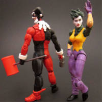 Harley Quinn & The Joker (Role Reversal) (DC Universe) Custom Action Figure