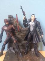 Daredevil and punisher Netflix (Punisher) Custom Action Figure