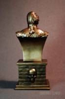 Custom Sculpted Kano Mortal Kombat X inspired Faux Bronze Bust (Mortal Kombat) Custom Statue / Bust