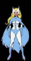 Snowbird V2 (Alpha Flight) +polar bear +owl (Marvel Legends) Custom Action Figure