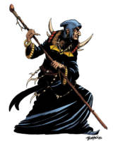 Zargash, The Evil Cleric from Dungeons & Dragons! (Dungeons and Dragons) Custom Action Figure [Character art]
