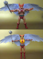 Hawkman & Hawkgirl (MOTU Redesign) (Masters of the Universe) Custom Action Figure