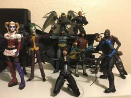 Arkham series Batman cloaks (Batman - Arkham Knight) Custom Diorama / Playset [The gangs mostly here]