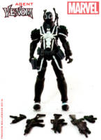Custom 3.75" Agent Venom (Spider-Man) Custom Action Figure
