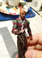 Freddy Krueger VS Ghost Rider #1 (Nightmare on Elm Street) Custom Action Figure [Side shot of figure 2]