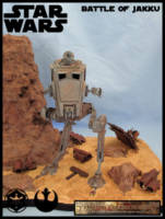 AT-ST Battle of Jakku (Star Wars) Custom Diorama / Playset