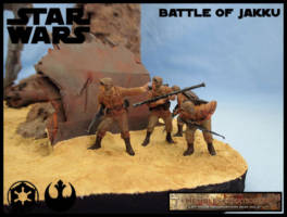 AT-ST Battle of Jakku (Star Wars) Custom Diorama / Playset
