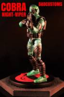 COBRA NIGHT-VIPER 6" 1:12th Scale (G.I. Joe) Custom Action Figure [CUSTOM GI JOE MARVEL LEGENDS BLACK SERIES STYLE 6]