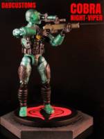 COBRA NIGHT-VIPER 6" 1:12th Scale (G.I. Joe) Custom Action Figure [CUSTOM GI JOE MARVEL LEGENDS BLACK SERIES STYLE 6]