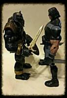 X-Force Wolverine/X-Force Warpath (X-Men) Custom Action Figure [Anhur Ancien Egyptian God Of War Vs Warpath]