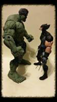 X-Force Wolverine/X-Force Warpath (X-Men) Custom Action Figure [The Hulk Vs Wolverine]