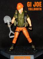 Gi Joe tollbooth 6" 1:12th Scale (G.I. Joe) Custom Action Figure [CUSTOM GI JOE TOLLBOOTH BRIDGE LAYER TANK DRIVER STYLE 6" INCH 1:12th]