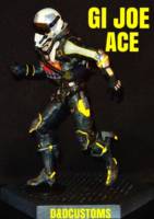 Gi Joe ace 6" 1:12th Scale (G.I. Joe) Custom Action Figure [CUSTOM GI JOE ACE FIGHTER JET PILOT STYLE 6" INCH 1:12th]