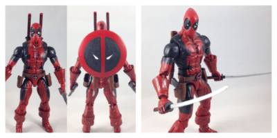 Deadpool - Deadpool's Secret Secret Wars Retro Costume (Marvel Legends) Custom Action Figure