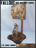 Fallout T-45 Power Armour (Fallout) Custom Diorama / Playset