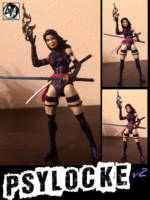 Psylocke - v2 (Marvel Legends) Custom Action Figure